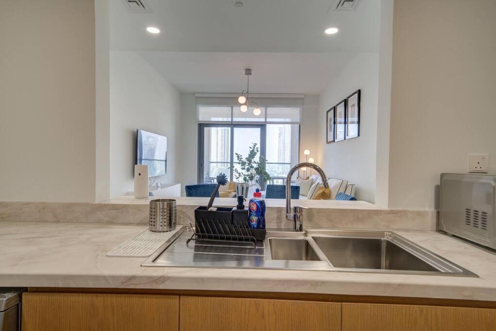 두바이 Burj Khalifa View - 2Br And Maid - Downtown 아파트 외부 사진